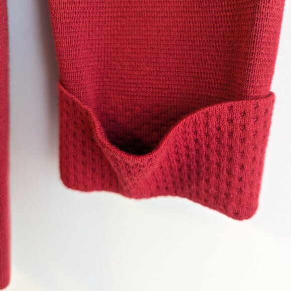 Marla Wynne Toggle Grommet Collar wrap cardigan - Picture 8 of 9